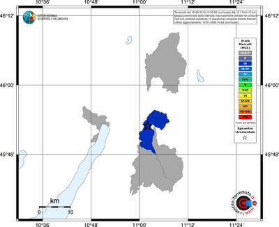 Mappa MCS - territori comuni