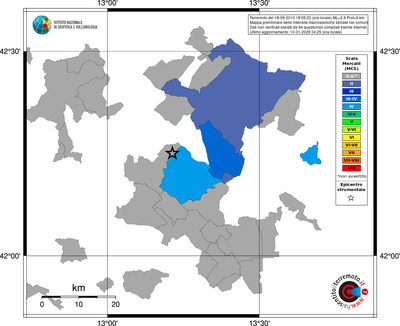 Mappa MCS - territori comuni