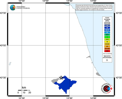 Mappa EMS - territori comuni