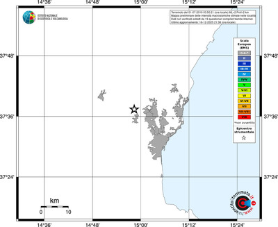 Mappa EMS - territori località