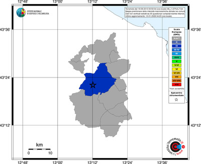 Mappa EMS - territori comuni