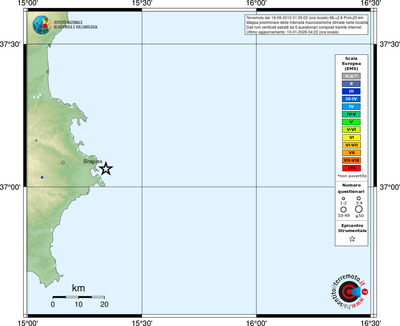 Mappa EMS - località