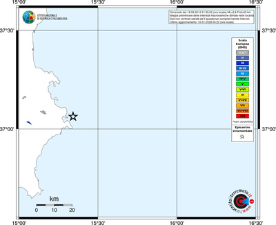 Mappa EMS - territori località