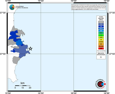 Mappa MCS - territori comuni