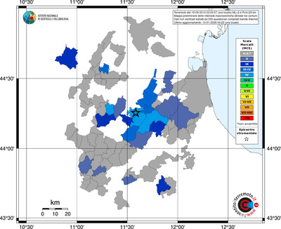 Mappa MCS - territori comuni
