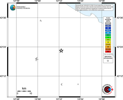 Mappa EMS - territori località