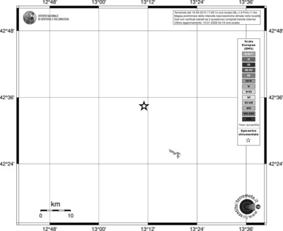 Mappa EMS - territori località