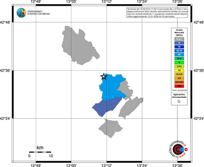 Mappa MCS - territori comuni