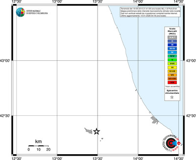 Mappa MCS - territori località