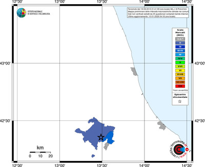 Mappa MCS - territori comuni