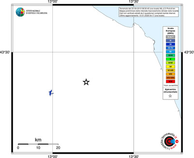 Mappa EMS - territori località