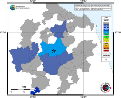 Mappa MCS - territori comuni