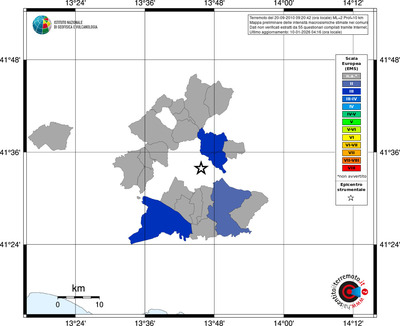 Mappa EMS - territori comuni