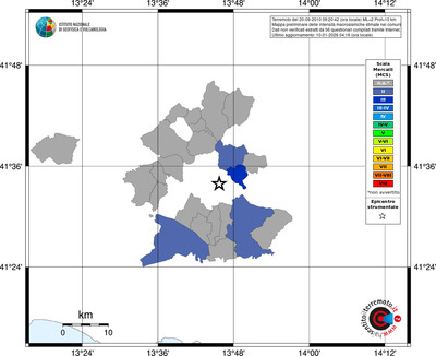 Mappa MCS - territori comuni