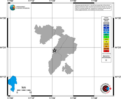 Mappa MCS - territori comuni