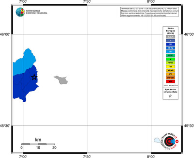 Mappa EMS - territori comuni