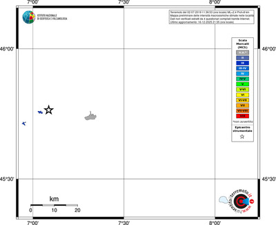 Mappa MCS - territori località