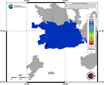 Mappa EMS - territori comuni