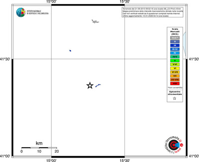 Mappa MCS - territori località