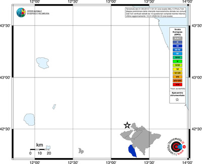 Mappa EMS - territori comuni