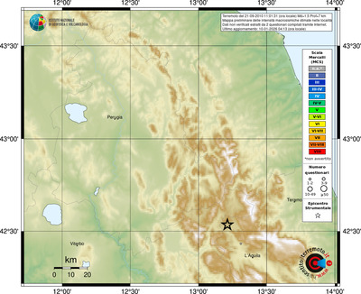 Mappa MCS - località