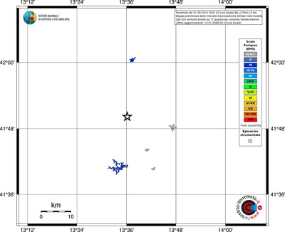 Mappa EMS - territori località