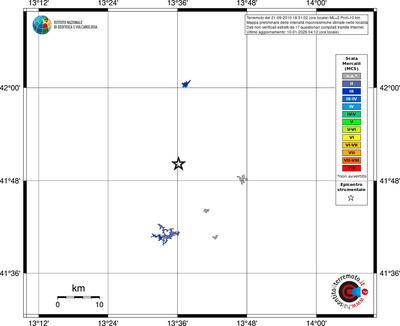 Mappa MCS - territori località