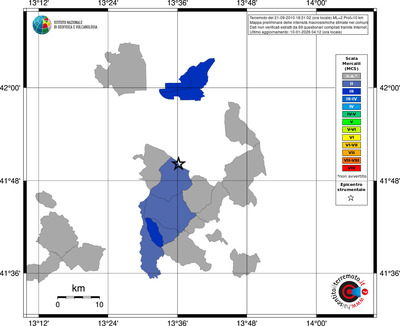 Mappa MCS - territori comuni
