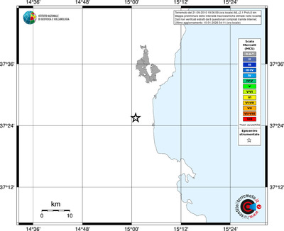 Mappa MCS - territori località