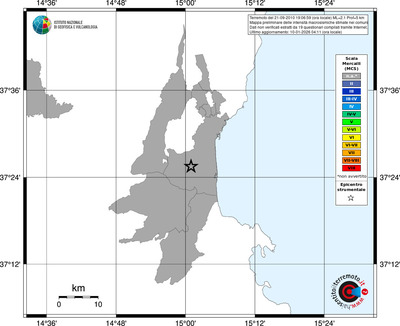 Mappa MCS - territori comuni