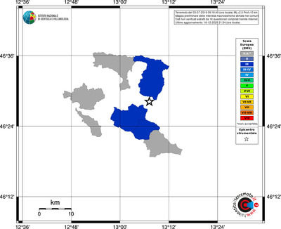 Mappa EMS - territori comuni