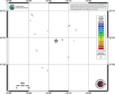 Mappa EMS - territori località
