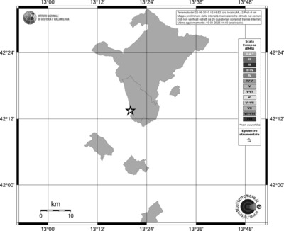 Mappa EMS - territori comuni