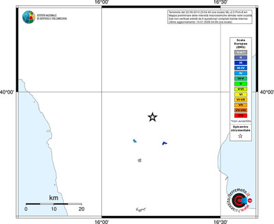 Mappa EMS - territori località
