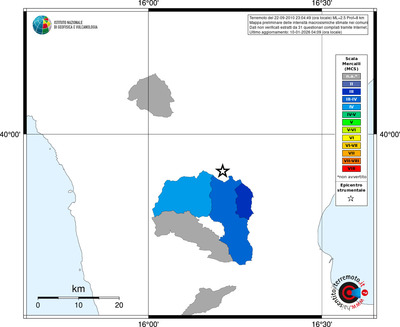 Mappa MCS - territori comuni