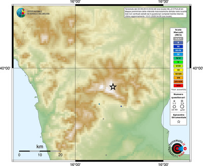 Mappa MCS - località