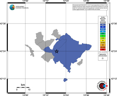 Mappa MCS - territori comuni