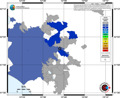 Mappa EMS - territori comuni