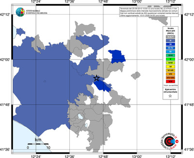 Mappa MCS - territori comuni
