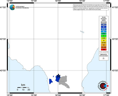 Mappa EMS - territori comuni