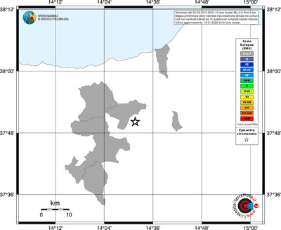 Mappa EMS - territori comuni
