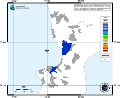 Mappa EMS - territori comuni