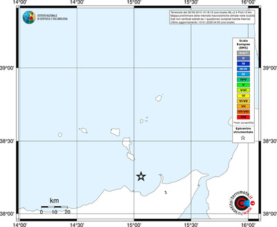Mappa EMS - territori località