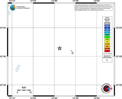 Mappa MCS - territori località