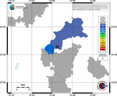 Mappa MCS - territori comuni