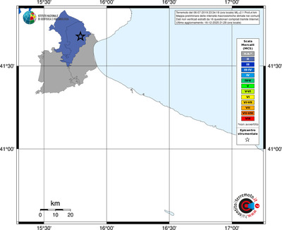 Mappa MCS - territori comuni