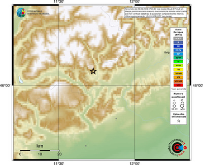 Mappa EMS - località