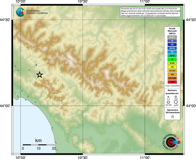 Mappa MCS - località