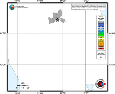 Mappa EMS - territori comuni