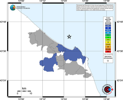 Mappa MCS - territori comuni
